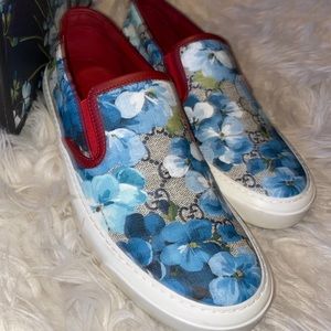 Bloom GUCCI sneakers Blue Navy/Red